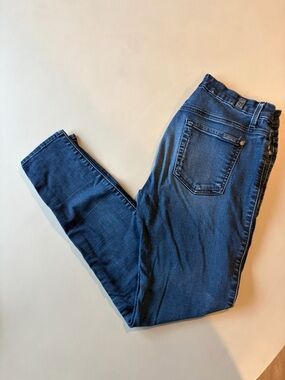 7 For All Mankind Dark Indigo Skinny Jeans